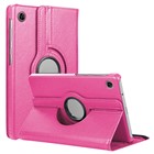 Microsonic Samsung Galaxy Tab A9 Kılıf 360 Rotating Stand Deri Pembe