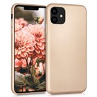 Microsonic Matte Silicone Apple iPhone 11 6 1 Kılıf Gold