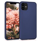 Microsonic Matte Silicone Apple iPhone 11 6 1 Kılıf Lacivert