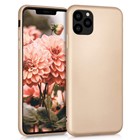 Microsonic Matte Silicone Apple iPhone 11 Pro Max 6 5 Kılıf Gold