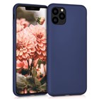 Microsonic Matte Silicone Apple iPhone 11 Pro Max 6 5 Kılıf Lacivert