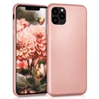 Microsonic Matte Silicone Apple iPhone 11 Pro Max 6 5 Kılıf Rose Gold