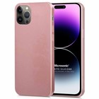 Microsonic Matte Silicone Apple iPhone 14 Pro Max Kılıf Rose Gold