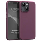 Microsonic Matte Silicone Apple iPhone 15 Plus Kılıf Mor