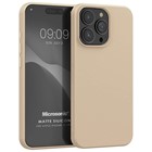 Microsonic Matte Silicone Apple iPhone 15 Pro Kılıf Gold