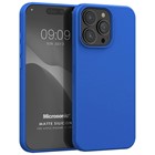 Microsonic Matte Silicone Apple iPhone 15 Pro Kılıf Mavi