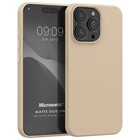 Microsonic Matte Silicone Apple iPhone 15 Pro Max Kılıf Gold