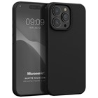 Microsonic Matte Silicone Apple iPhone 15 Pro Max Kılıf Siyah