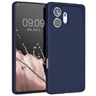 Microsonic Matte Silicone Honor 600 5G Kılıf Lacivert