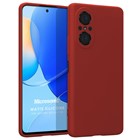 Microsonic Matte Silicone Huawei Nova 9 SE Kılıf Kırmızı