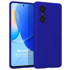 Microsonic Matte Silicone Huawei Nova 9 SE Kılıf Mavi