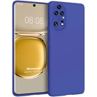 Microsonic Matte Silicone Huawei P50 Pro Kılıf Lacivert