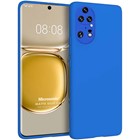 Microsonic Matte Silicone Huawei P50 Pro Kılıf Mavi