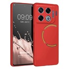 Microsonic Matte Silicone Infinix GT 20 Pro Kılıf Kırmızı