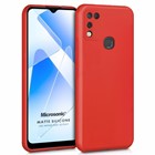 Microsonic Matte Silicone Infinix Hot 10 Play Kılıf Kırmızı