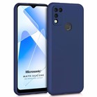 Microsonic Matte Silicone Infinix Hot 11 Play Kılıf Lacivert