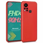 Microsonic Matte Silicone Infinix Hot 11S Kılıf Kırmızı