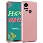 Microsonic Matte Silicone Infinix Hot 11S Kılıf Rose Gold