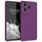 Microsonic Matte Silicone Infinix Hot 40 Pro Kılıf Mor