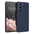 Microsonic Matte Silicone Infinix Hot 50 4G Kılıf Lacivert