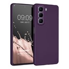 Microsonic Matte Silicone Infinix Hot 50 4G Kılıf Mor