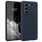 Microsonic Matte Silicone Infinix Hot 50 Pro Plus Kılıf Lacivert