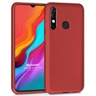 Microsonic Matte Silicone Infinix Hot 8 Kılıf Kırmızı