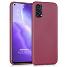 Microsonic Matte Silicone Oppo Reno 5 Pro 5G Kılıf Mor