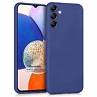 Microsonic Matte Silicone Samsung Galaxy A14 Kılıf Lacivert