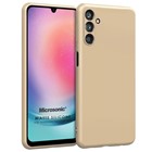 Microsonic Matte Silicone Samsung Galaxy A24 Kılıf Gold