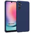 Microsonic Matte Silicone Samsung Galaxy M14 Kılıf Lacivert