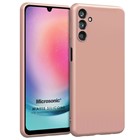 Microsonic Matte Silicone Samsung Galaxy A24 Kılıf Rose Gold