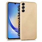 Microsonic Matte Silicone Samsung Galaxy A34 Kılıf Gold