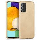 Microsonic Matte Silicone Samsung Galaxy A52s Kılıf Gold