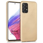 Microsonic Matte Silicone Samsung Galaxy A53 5G Kılıf Gold