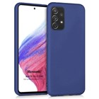 Microsonic Matte Silicone Samsung Galaxy A73 5G Kılıf Lacivert