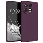 Microsonic Matte Silicone TECNO Spark 30 Pro Kılıf Mor