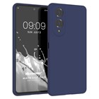 Microsonic Matte Silicone Vivo Y17s Kılıf Lacivert