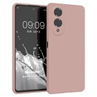 Microsonic Matte Silicone Vivo Y17s Kılıf Rose Gold