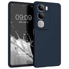 Microsonic Matte Silicone Vivo Y19s Kılıf Lacivert