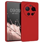 Microsonic Matte Silicone Xiaomi 17 Ultra Kılıf Kırmızı