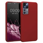 Microsonic Matte Silicone Xiaomi Mi 12T Kılıf Kırmızı