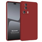 Microsonic Matte Silicone Xiaomi Mi 13 Lite Kılıf Kırmızı