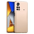 Microsonic Matte Silicone Xiaomi Poco M4 Pro 4G Kılıf Gold