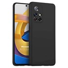 Microsonic Matte Silicone Xiaomi Redmi Note 11T Kılıf Siyah