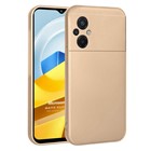 Microsonic Matte Silicone Xiaomi Poco M5 Kılıf Gold