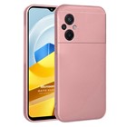 Microsonic Matte Silicone Xiaomi Poco M5 Kılıf Rose Gold