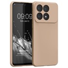 Microsonic Matte Silicone Xiaomi Poco X6 Pro 5G Kılıf Gold