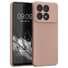 Microsonic Matte Silicone Xiaomi 14T Pro Kılıf Rose Gold
