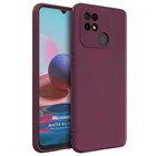 Microsonic Matte Silicone Xiaomi Poco C40 Kılıf Mor